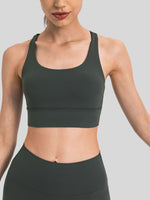 Womens Cross Back Yoga Bra 