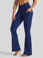 Women's Crossover Flare Yoga Leggings_