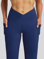 Women's Crossover Flare Yoga Leggings_