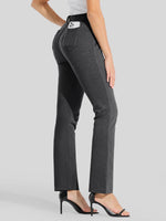 Women's Straight Leg Yoga Dress Pants_