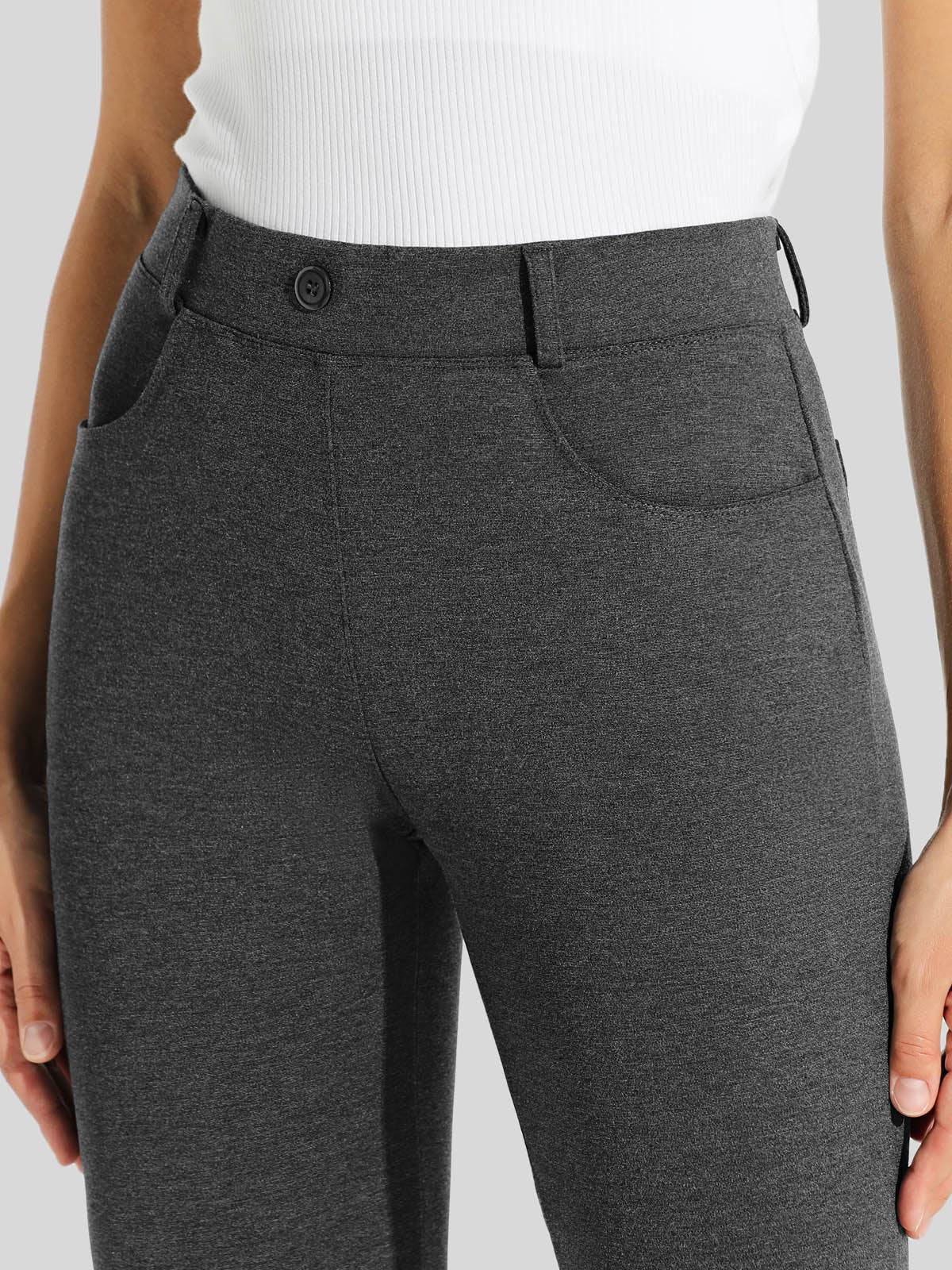 Women's Straight Leg Yoga Dress Pants_