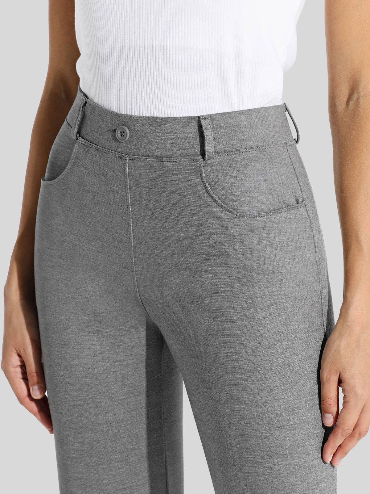 Women's Straight Leg Yoga Dress Pants_