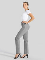 Women's Straight Leg Yoga Dress Pants_