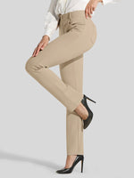 Women's Straight Leg Yoga Dress Pants_