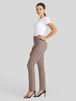 Women's Straight Leg Yoga Dress Pants_
