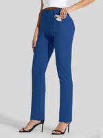 Women's Straight Leg Yoga Dress Pants_