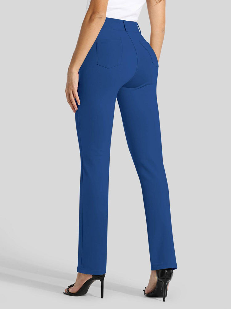 Women's Straight Leg Yoga Dress Pants_