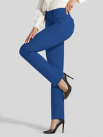Women's Straight Leg Yoga Dress Pants_