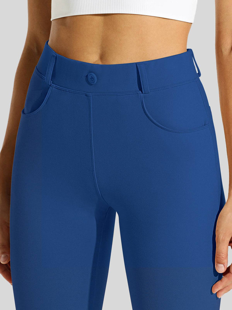 Women's Straight Leg Yoga Dress Pants_