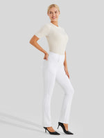 Women's Straight Leg Yoga Dress Pants_