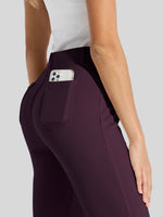 Women's Straight Leg Yoga Dress Pants_