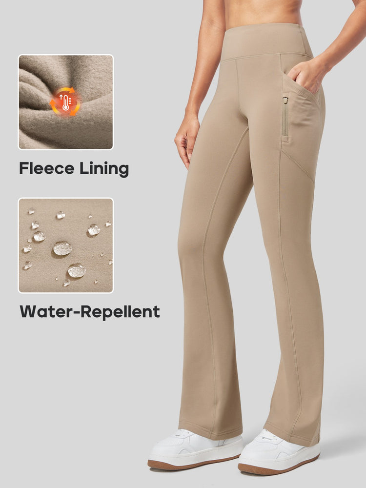 Willit Women's Fleece Bootcut Yoga Pants-29 inch 