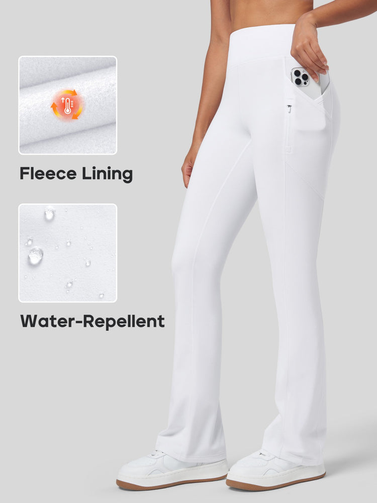 Willit Women's Fleece Bootcut Yoga Pants 