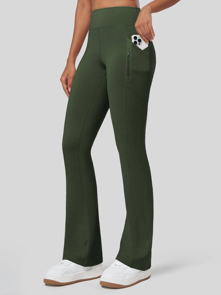 Willit Women's Fleece Bootcut Yoga Pants-29 inch 