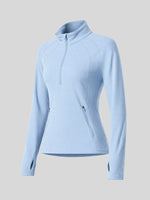Willit Women's Fleece Pullover Half Zip_