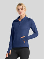 Willit Women's Fleece Pullover Half Zip_