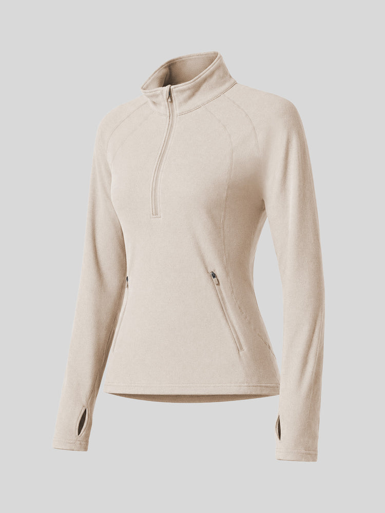 Willit Women's Fleece Pullover Half Zip_