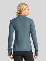 Willit Women's Fleece Half-Zip Pullover Sweatshirt Mid-layer 