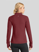 Willit Women's Fleece Half-Zip Pullover Sweatshirt Mid-layer 