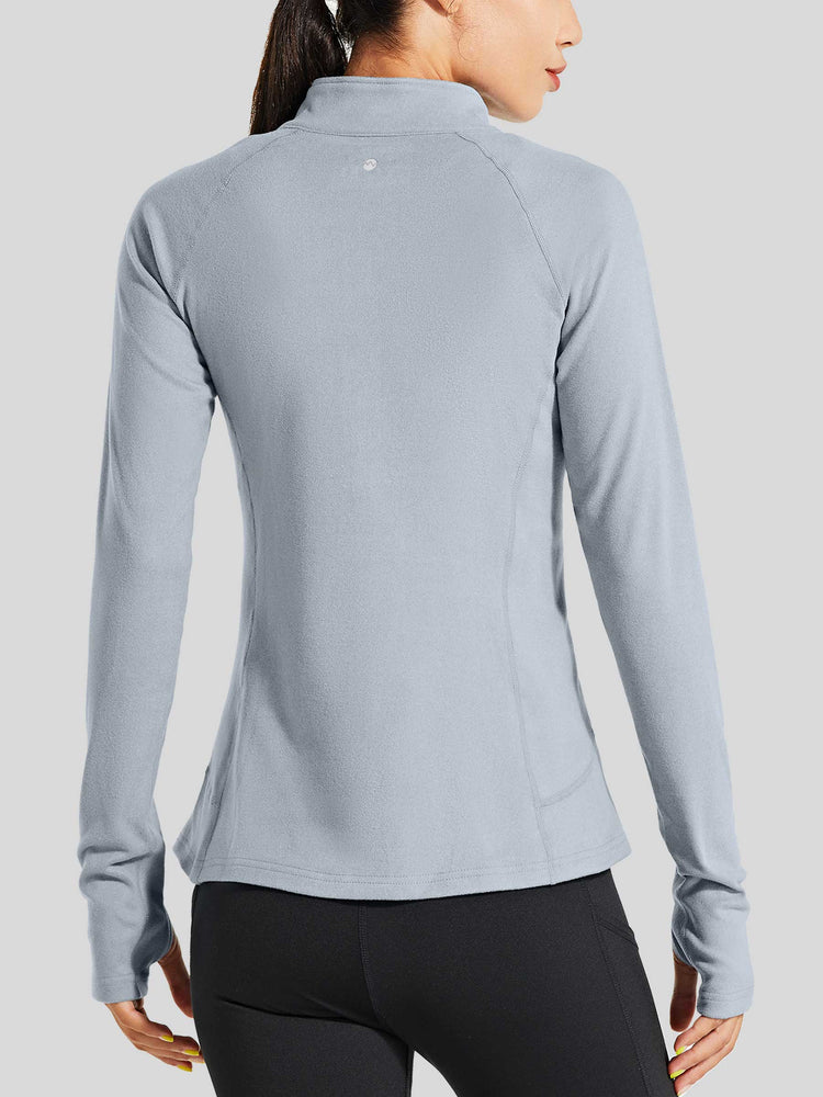 Willit Women's Fleece Pullover Half Zip_