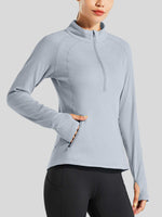 Willit Women's Fleece Pullover Half Zip_