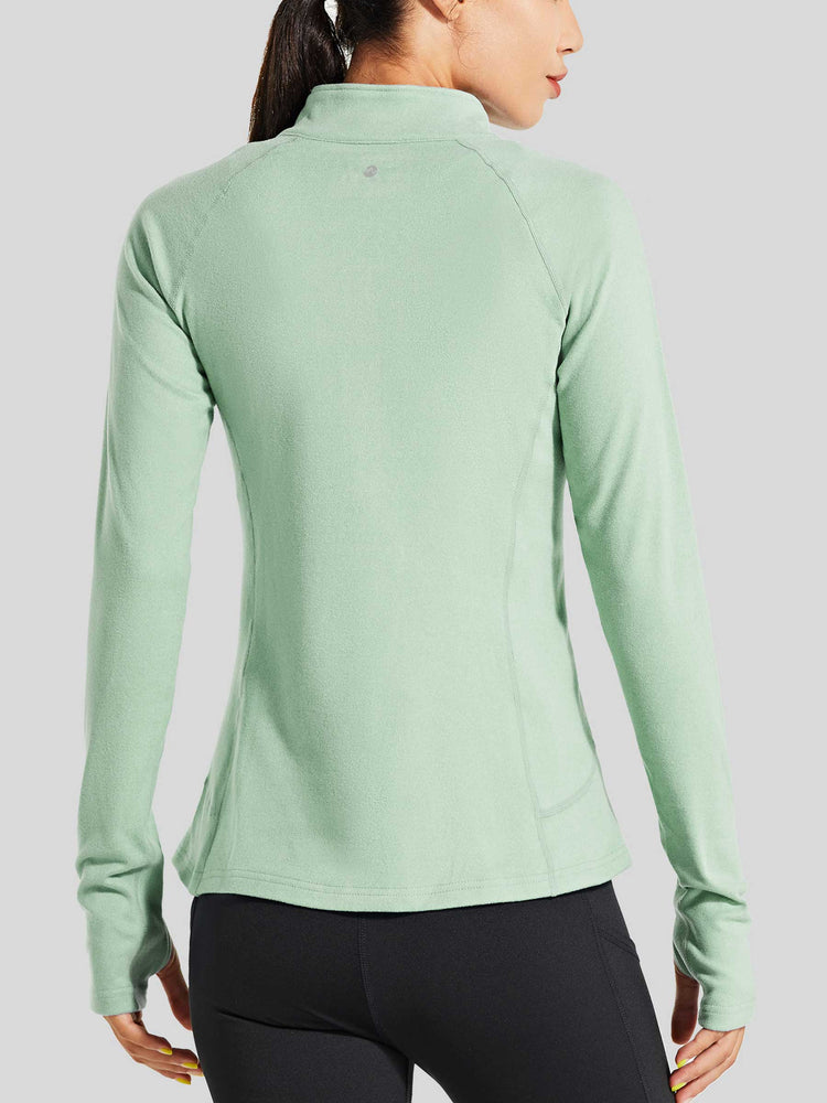 Willit Women's Fleece Pullover Half Zip_