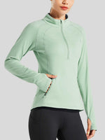 Willit Women's Fleece Pullover Half Zip_