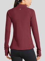 Willit Women's Fleece Pullover Half Zip_