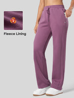 Women's Fleece Straight Leg Sweatpants_