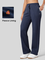 Women's Fleece Straight Leg Sweatpants_