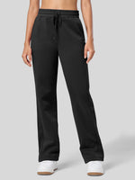 Women's Fleece Straight Leg Sweatpants_