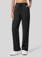 Women's Fleece Straight Leg Sweatpants_