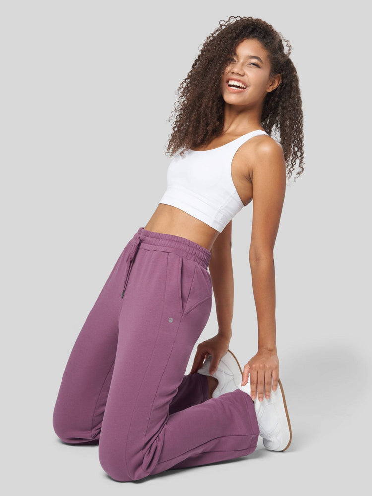 Women's Fleece Straight Leg Sweatpants_