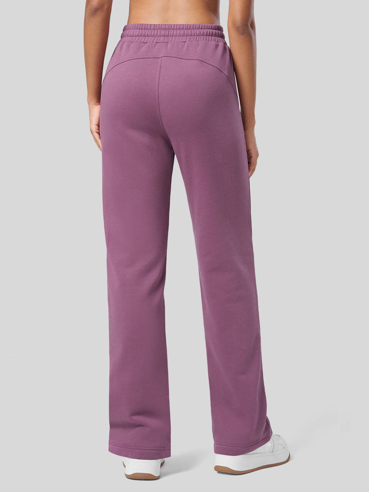 Women's Fleece Straight Leg Sweatpants_