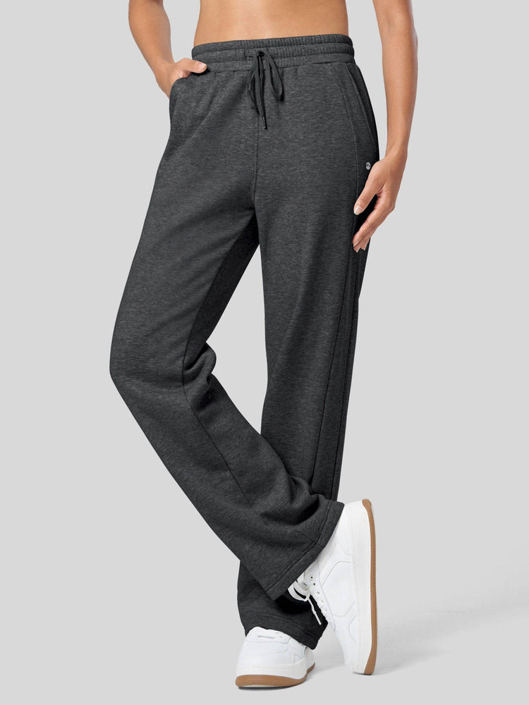 Women's Fleece Straight Leg Sweatpants_