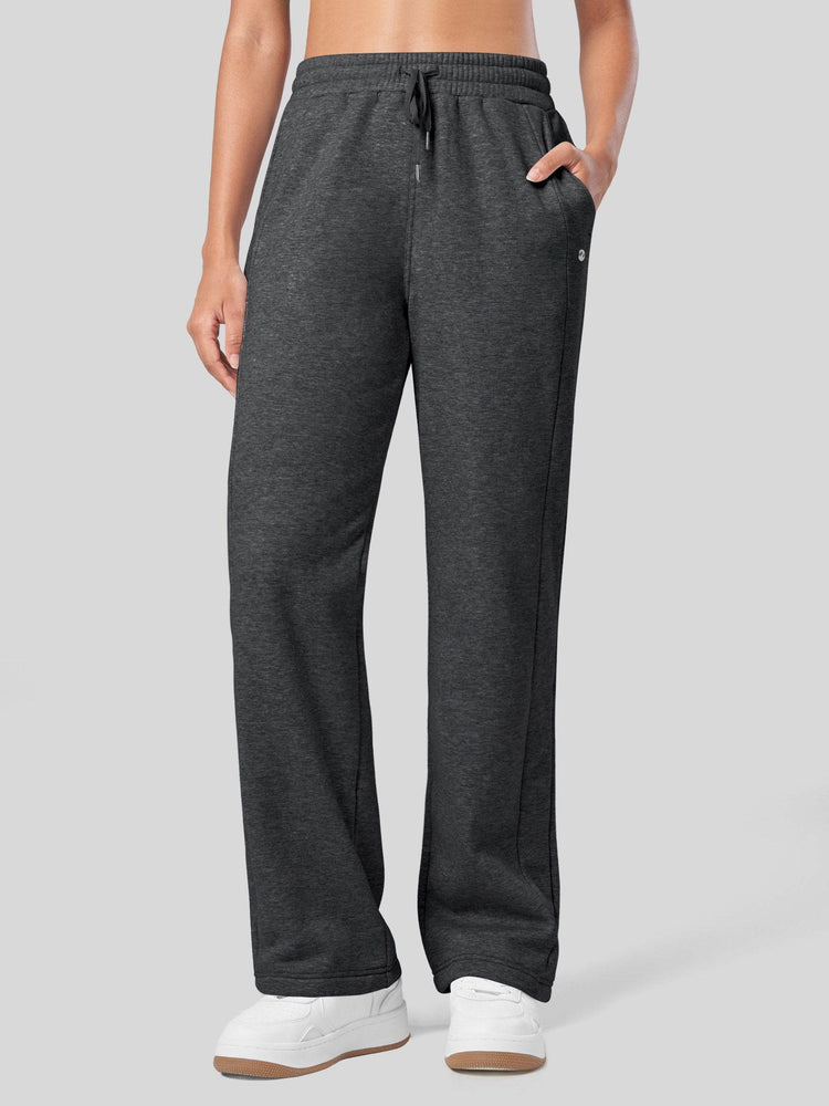 Women's Fleece Straight Leg Sweatpants_