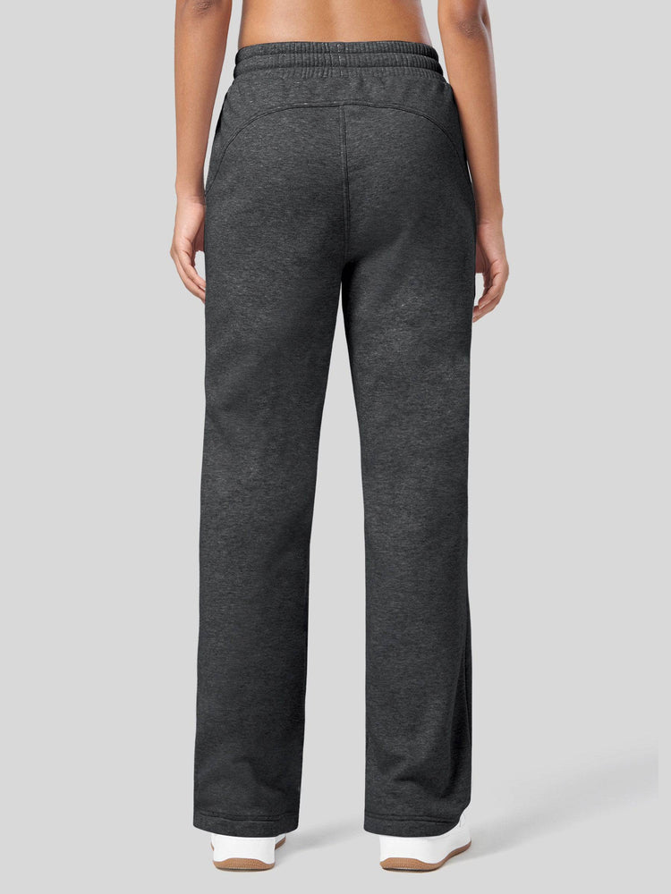 Women's Fleece Straight Leg Sweatpants_