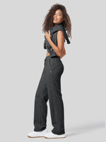 Women's Fleece Straight Leg Sweatpants_