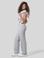 Women's Fleece Straight Leg Sweatpants_