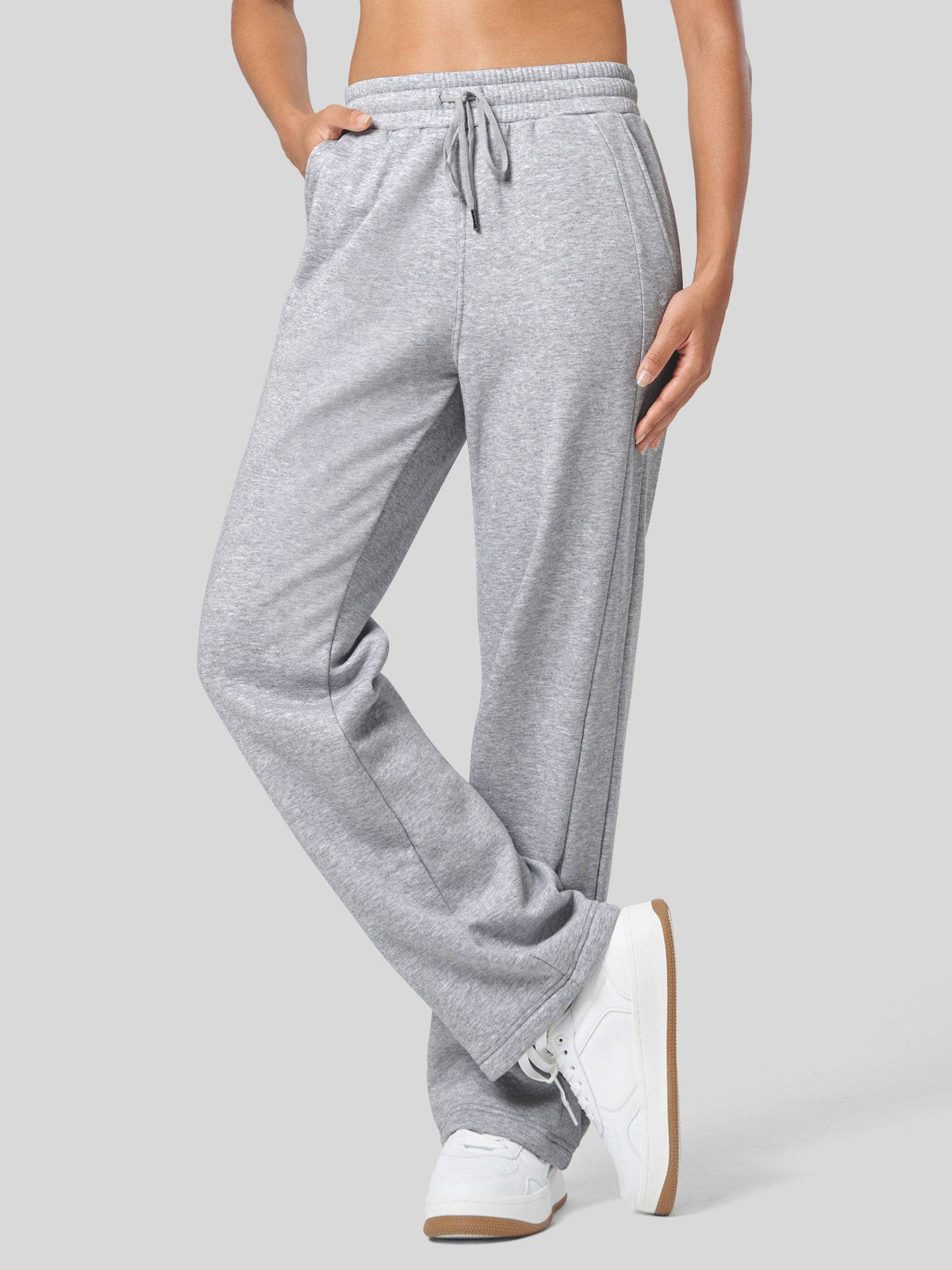 Women's Fleece Straight Leg Sweatpants_