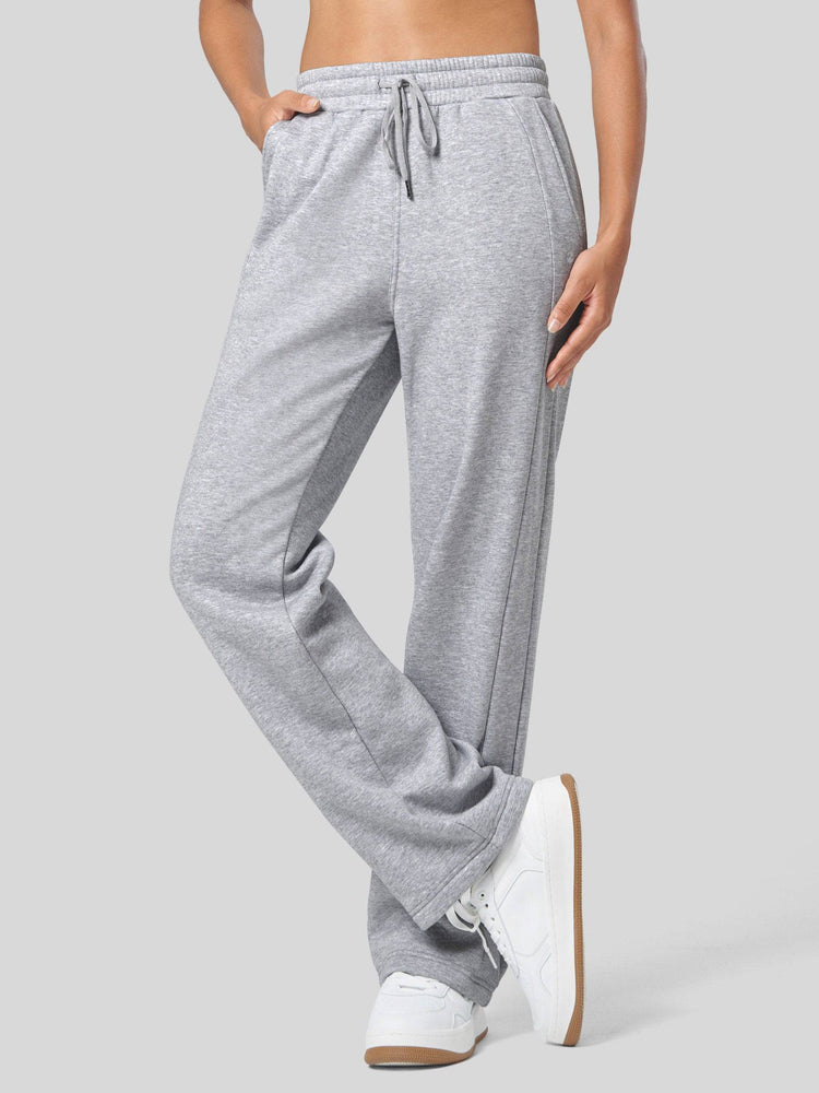 Women's Fleece Straight Leg Sweatpants_