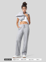 Women's Fleece Straight Leg Sweatpants_