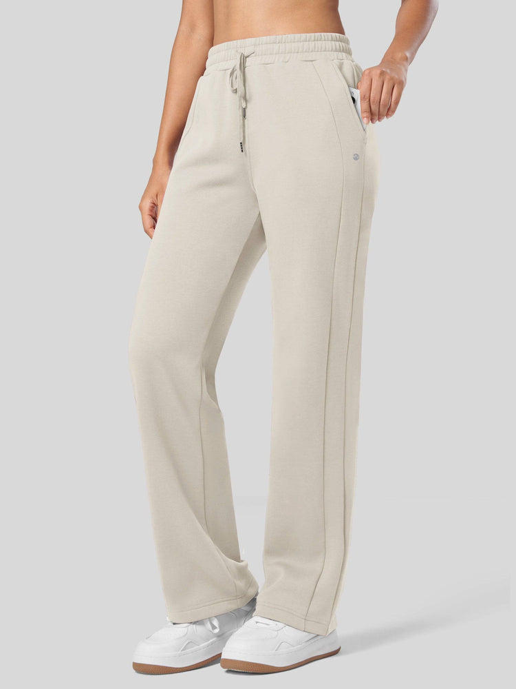 Women's Fleece Straight Leg Sweatpants_