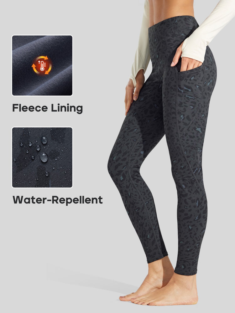 Willit Women_s Fluffy Fleece Lined Leggings 