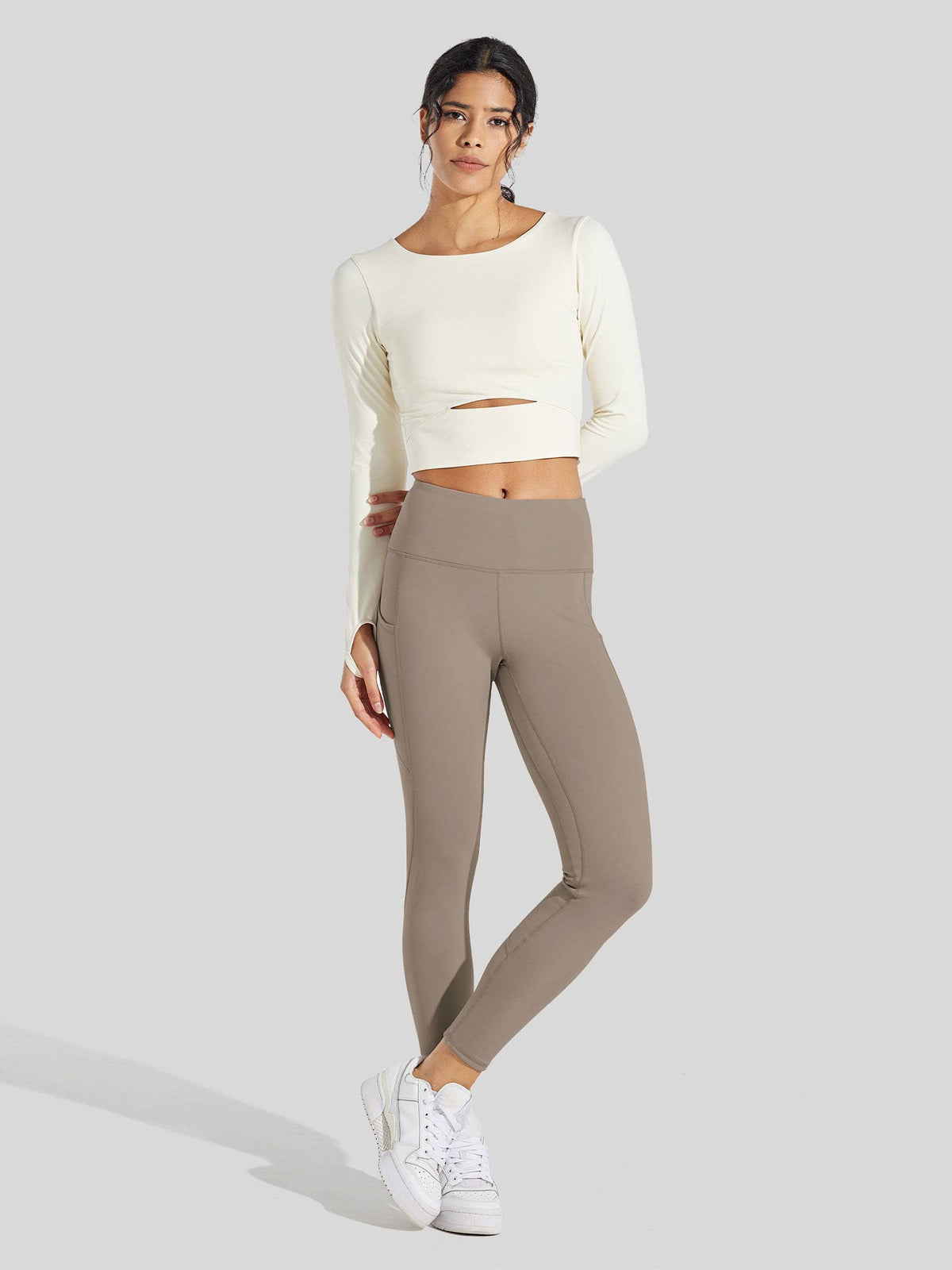 Willit Women_s Fluffy Fleece Lined Leggings 