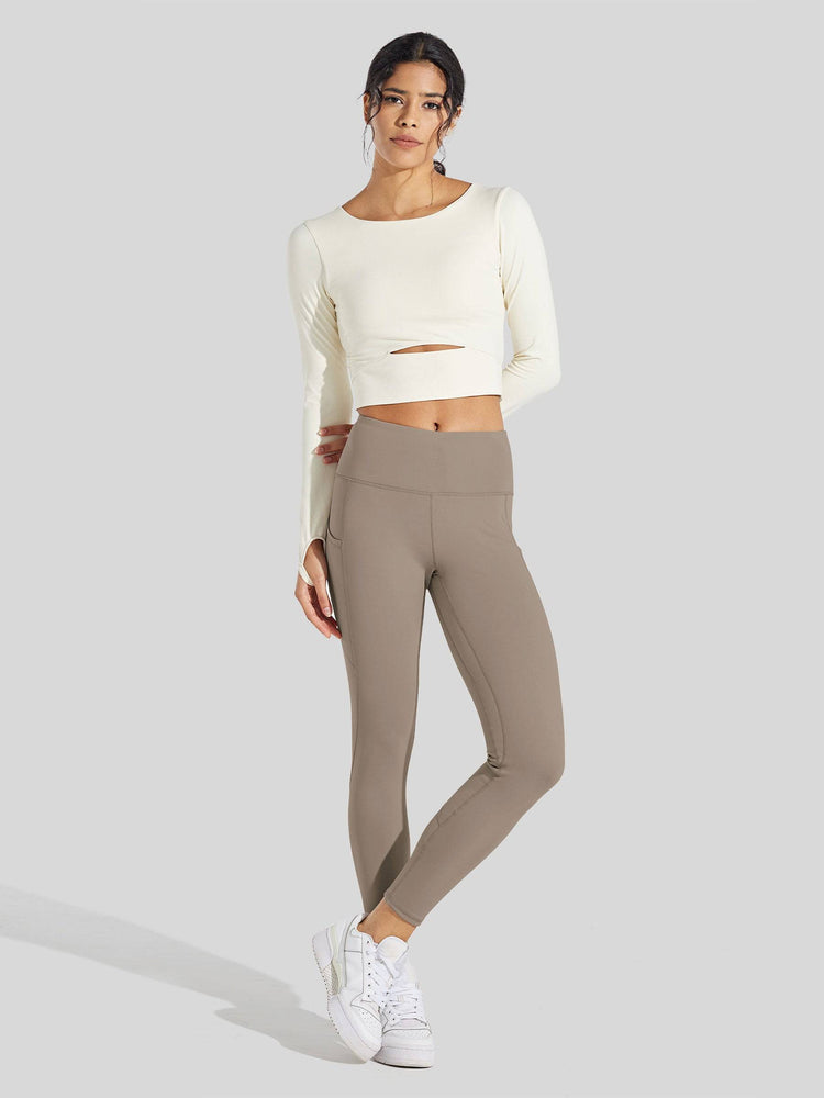 Willit Women_s Fluffy Fleece Lined Leggings 