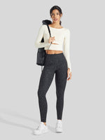 Willit Women_s Fluffy Fleece Lined Leggings 