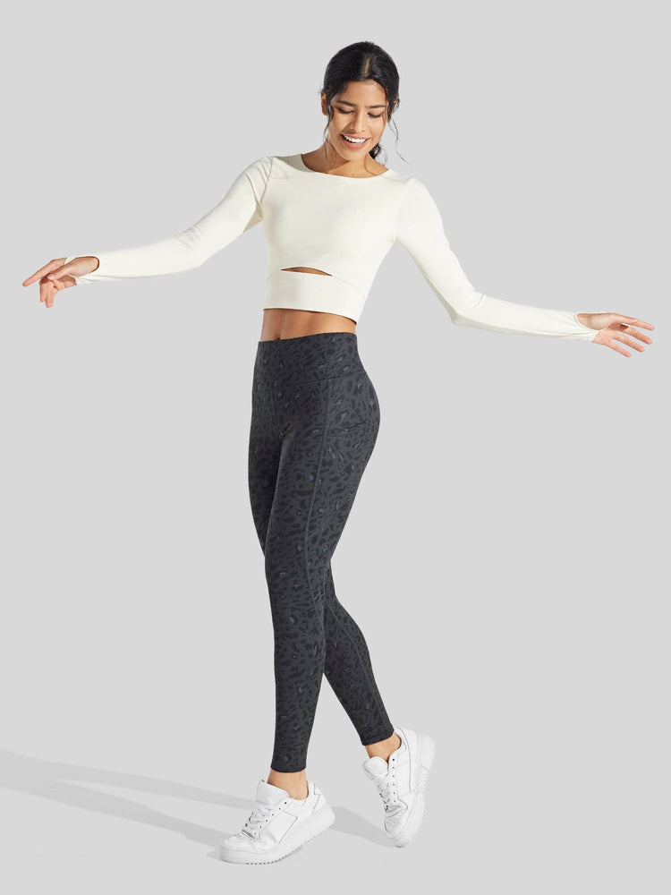 Willit Women_s Fluffy Fleece Lined Leggings 