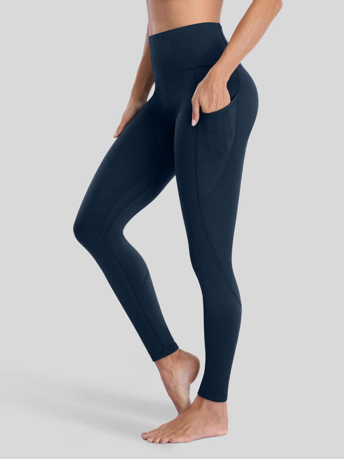 Willit Women_s Fluffy Fleece Lined Leggings 