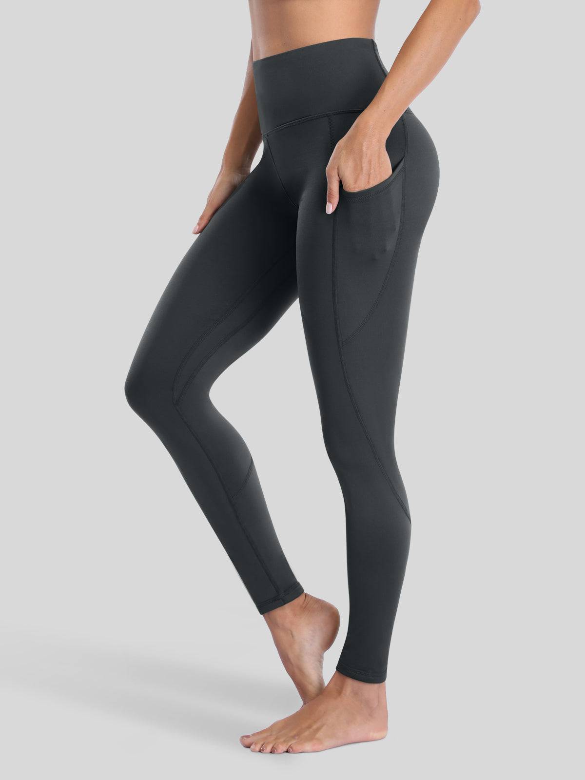 Willit Women_s Fluffy Fleece Lined Leggings 